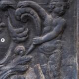 Plaque cheminée XXe siecle