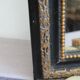 Old wooden mirror