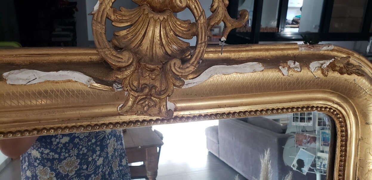 Mirror era Louis Philippe 19th century 86x155cm