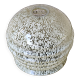 Speckled glass globe