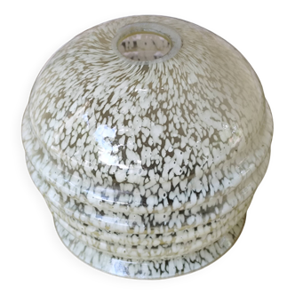 Speckled glass globe