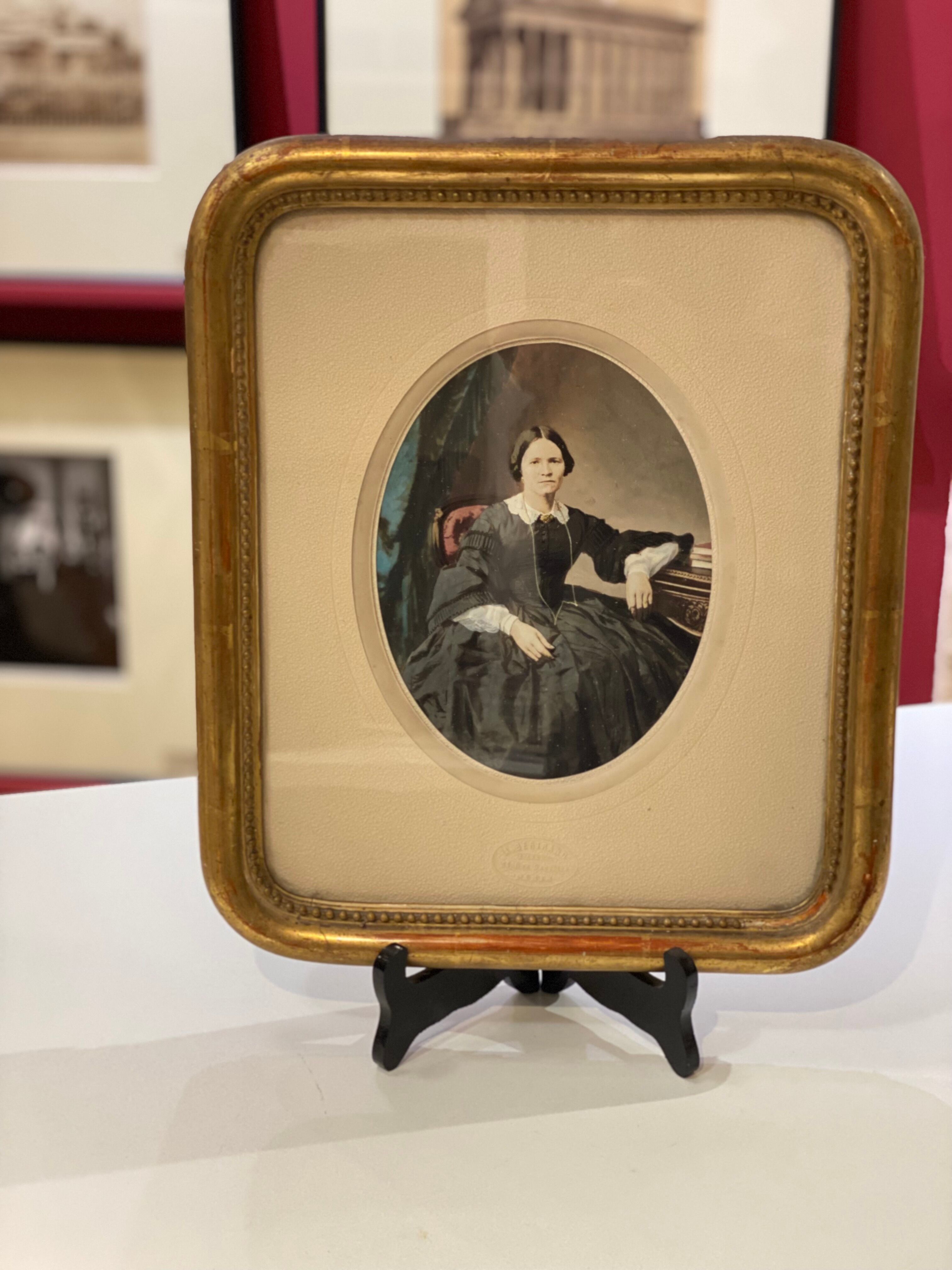 Enhanced photography - Alexandre Bertrand (1822-1889)- Golden frame - Circa 1865