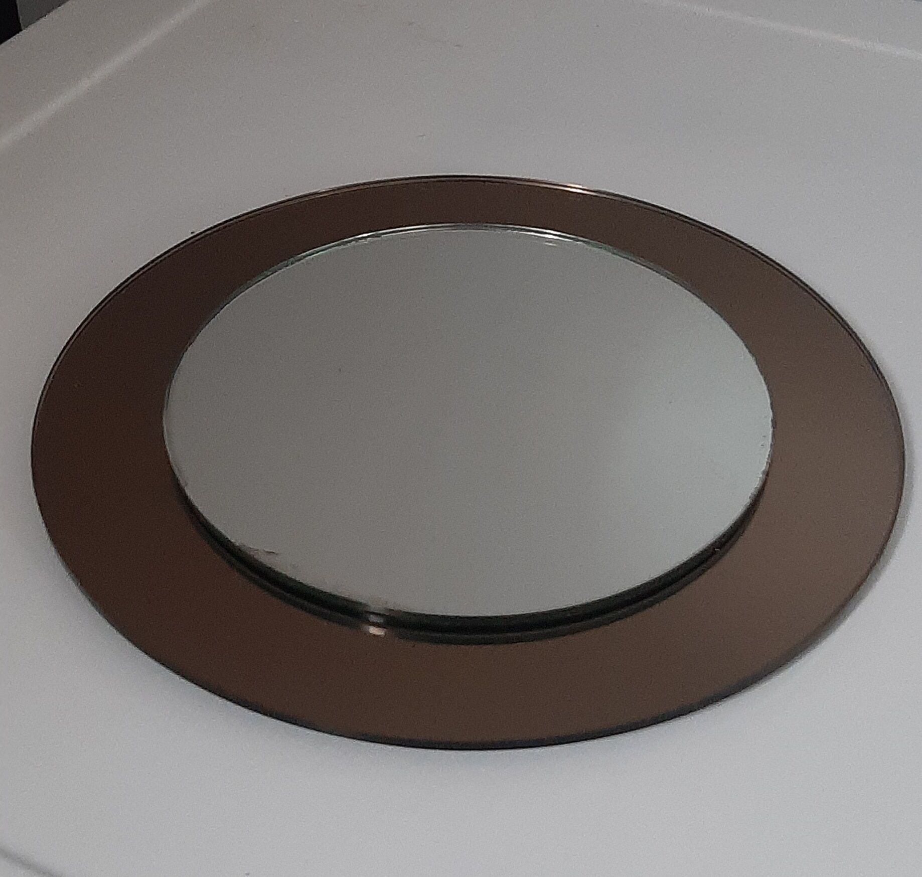 Smoked mirror 70s space age