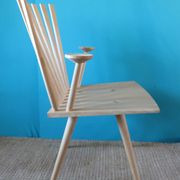 Pair of maple "Mikado" armchairs by J.Foersom and P.Hjort Lorenzen