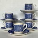 English porcelain coffee cups