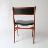 Pair of denmark chairs scandinavian design 1960s vintage 70s 1970s