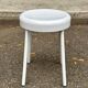 Vintage white stool from the 70s — Space Age / Pop Art design