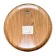 Round wall mirror, veb spanplattenwerk gotha germany, 1970s.