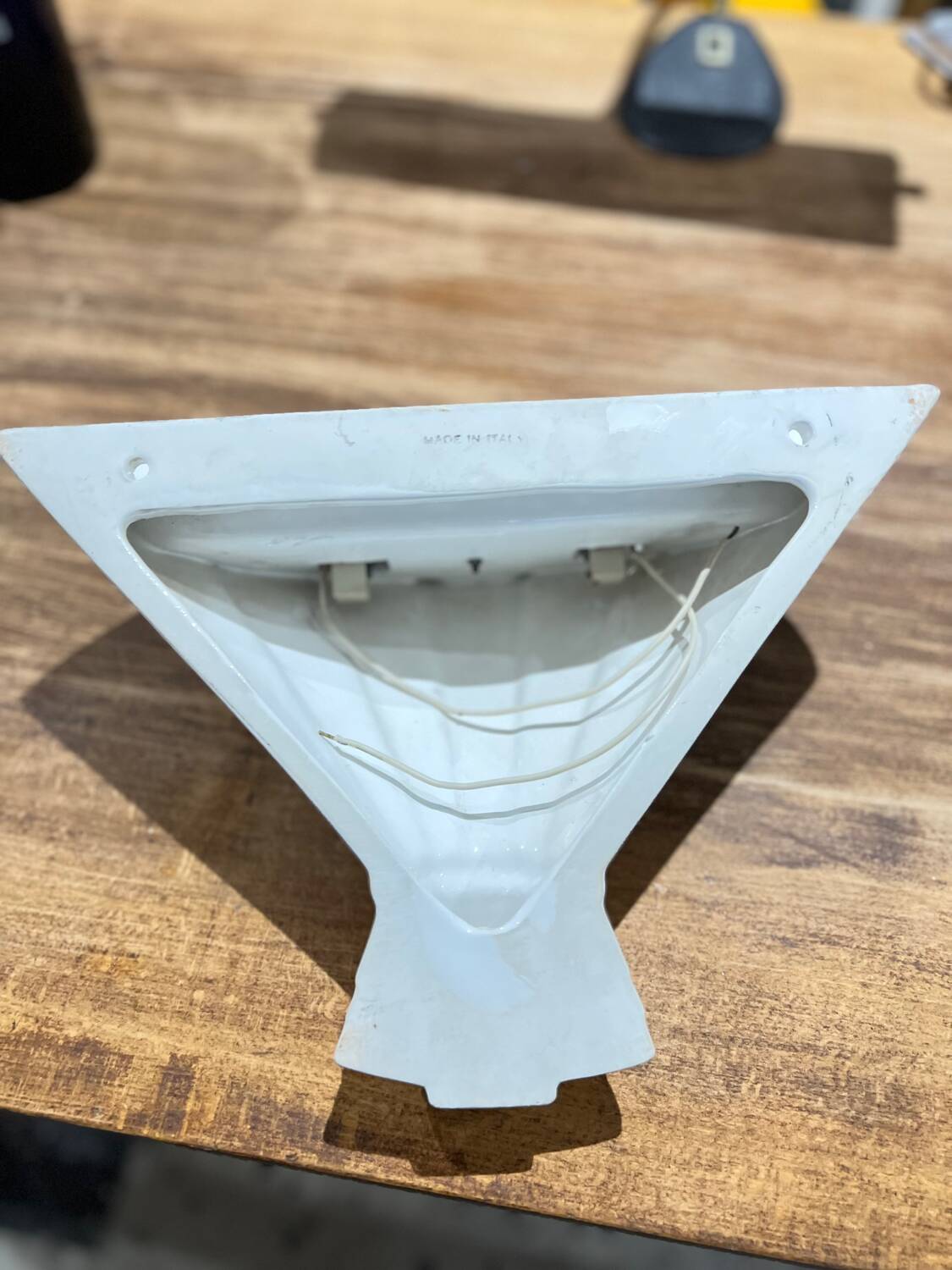 Vintage ceramic wall lamp