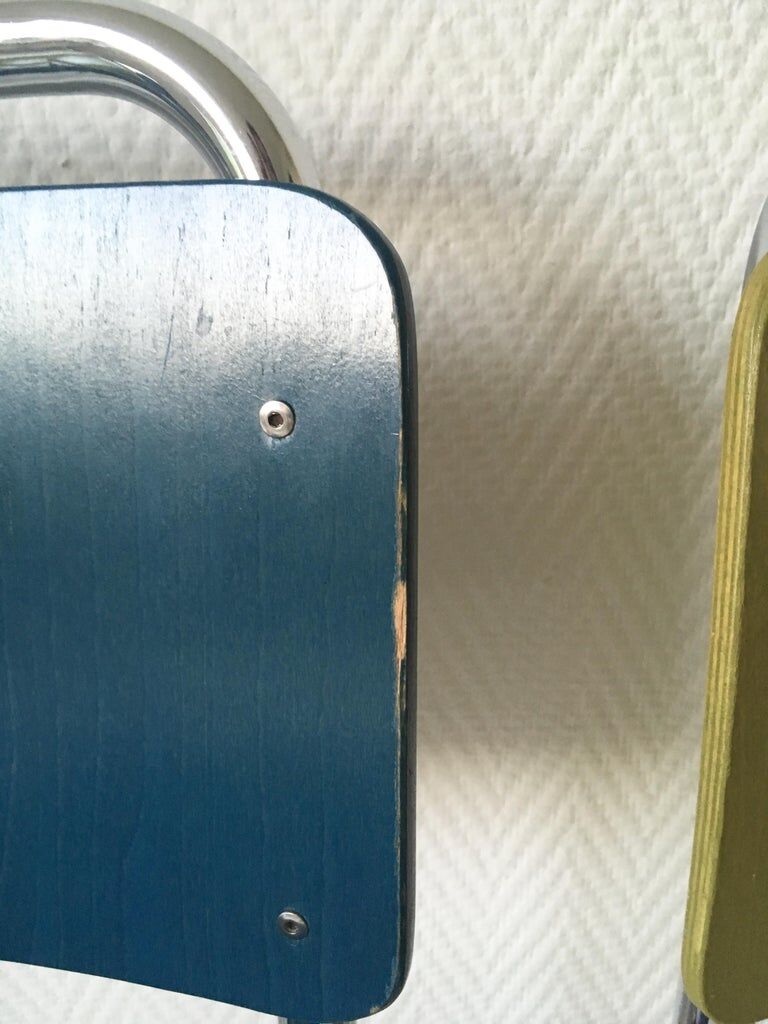 W.H. Gispen chairs, Model 101, Wood, Gebroeders van der Stroom, 2004