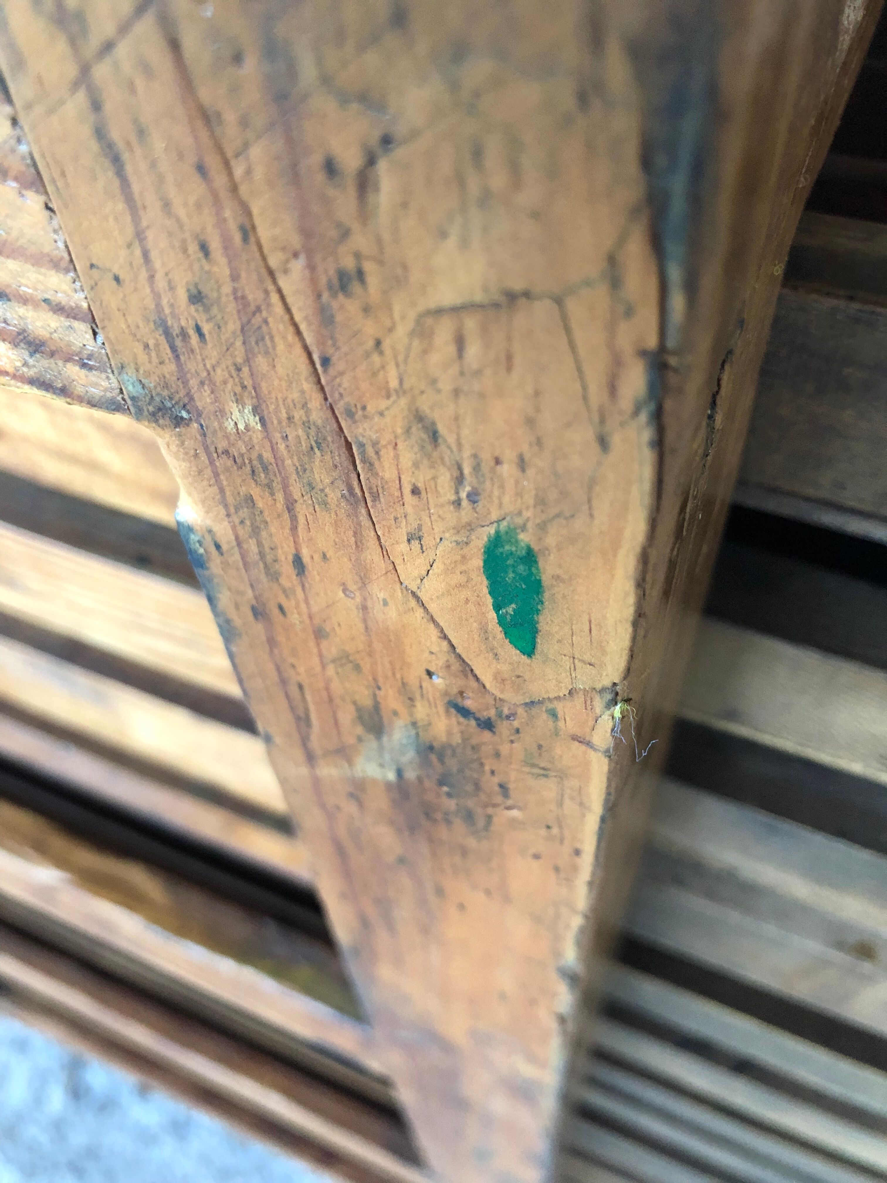 Oak craft cabinet has 13 drawers circa 40's / 50's