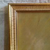 Tableau ancien au bouquet