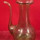 Design decanter, pourer in glassware of biot green vintage glass