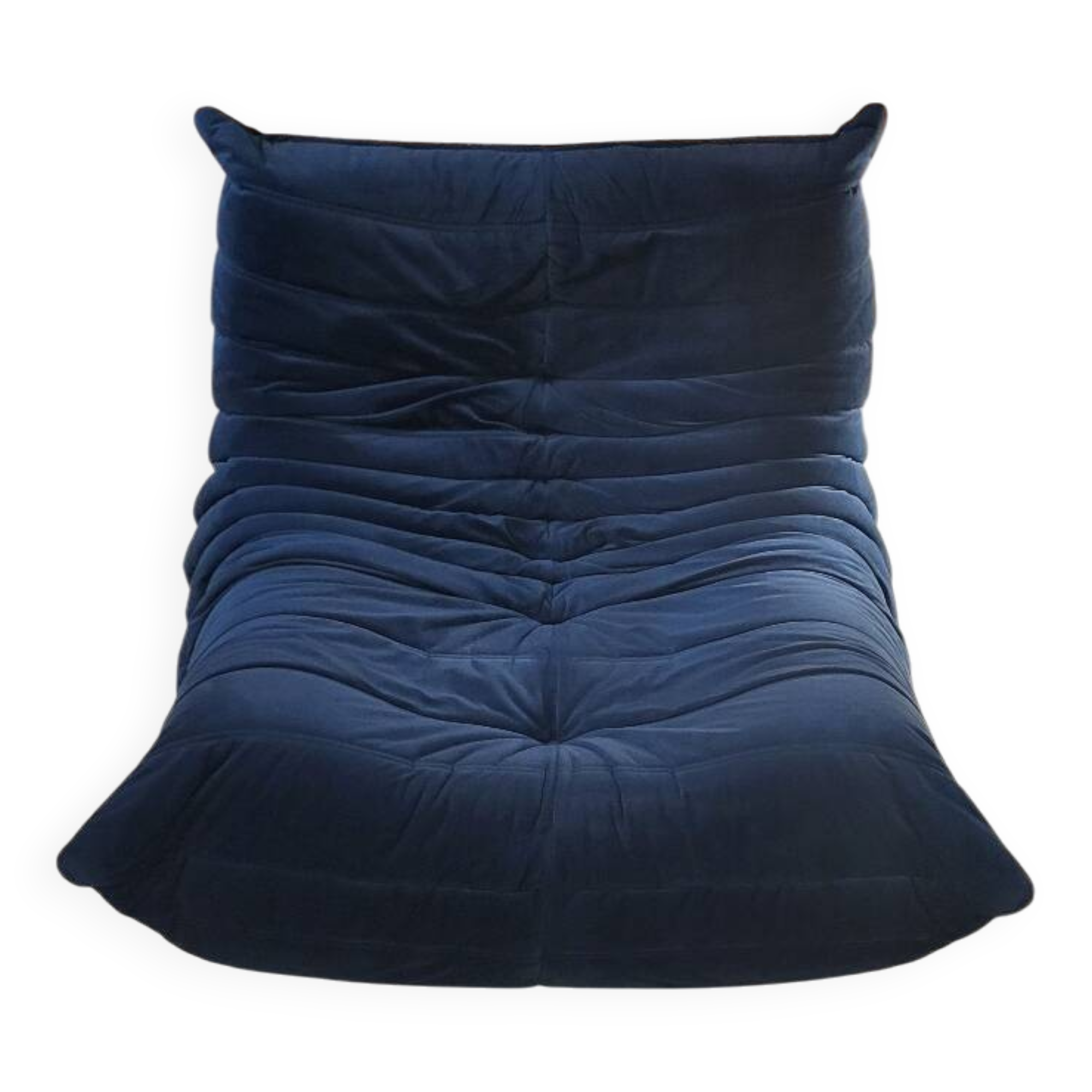 Chauffeuse Togo Ligne Roset bleu roi