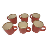 Lot de 6 tasses a cafe