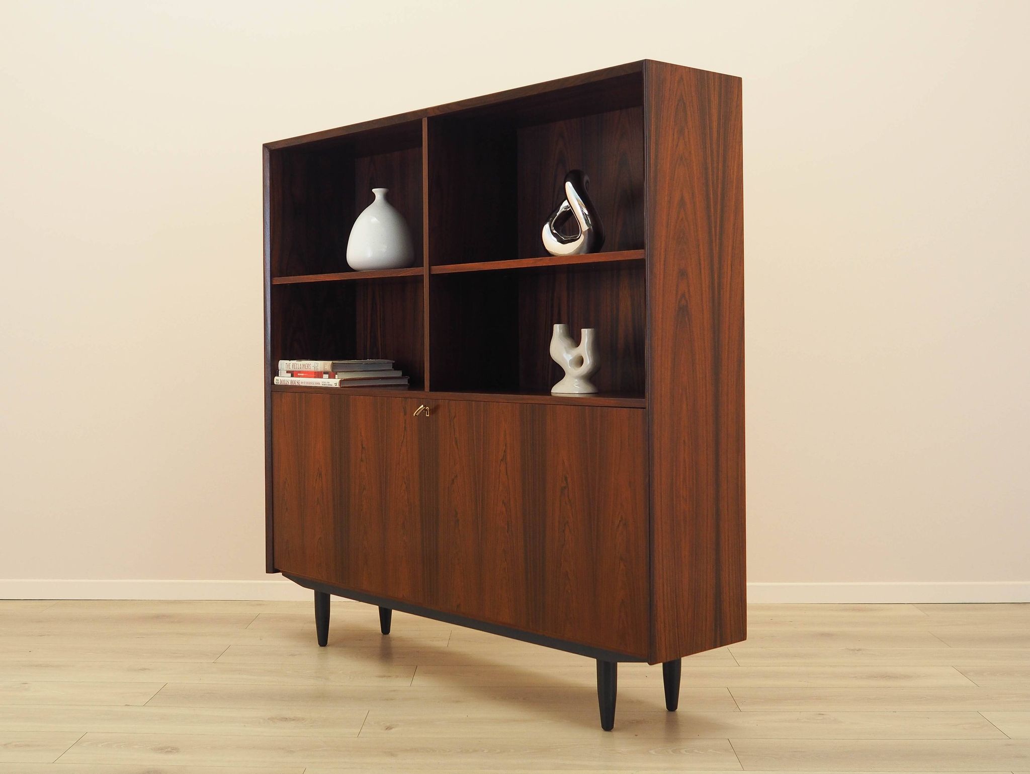 Rosewood bookcase, Danish design, 1970s, manufactured by Hundevad