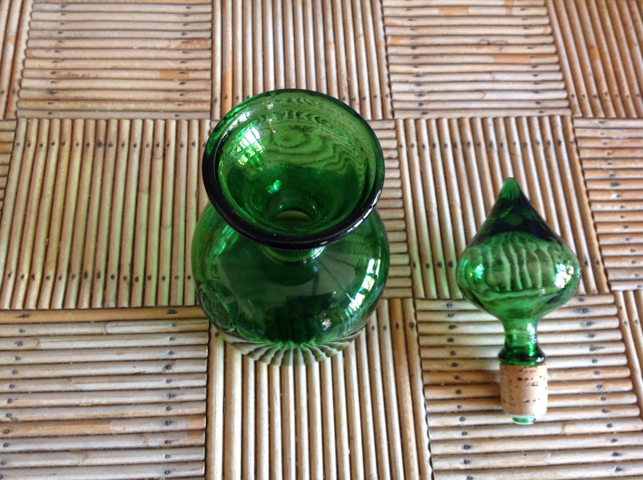 Vintage glass carafe