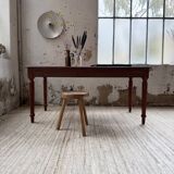 Turned leg cherry table 160cm
