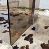 Smoked glass coffee table by Galloti and Radice Italy, 1970s