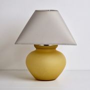 Melarti yellow sandblasted opaline lamp