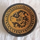 Old glazed terracotta plate. Safi. Year 69.