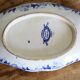 Ravier in porcelain, Ironstone, model Flora, Creil & Montereau XIXth
