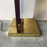Plexiglass totem floor lamp, circa 1960.