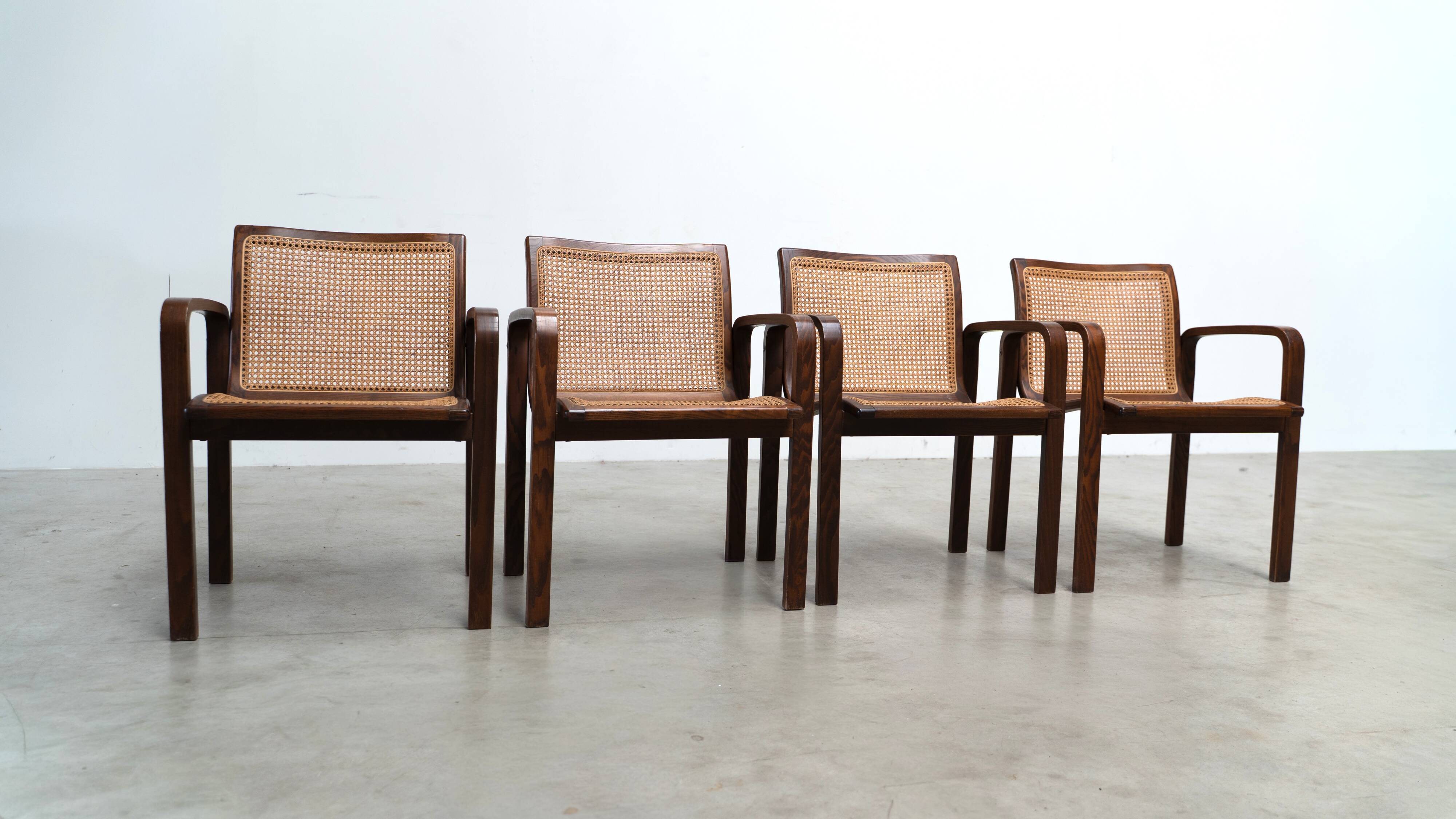 Set of four armchairs by Olivo Pietro