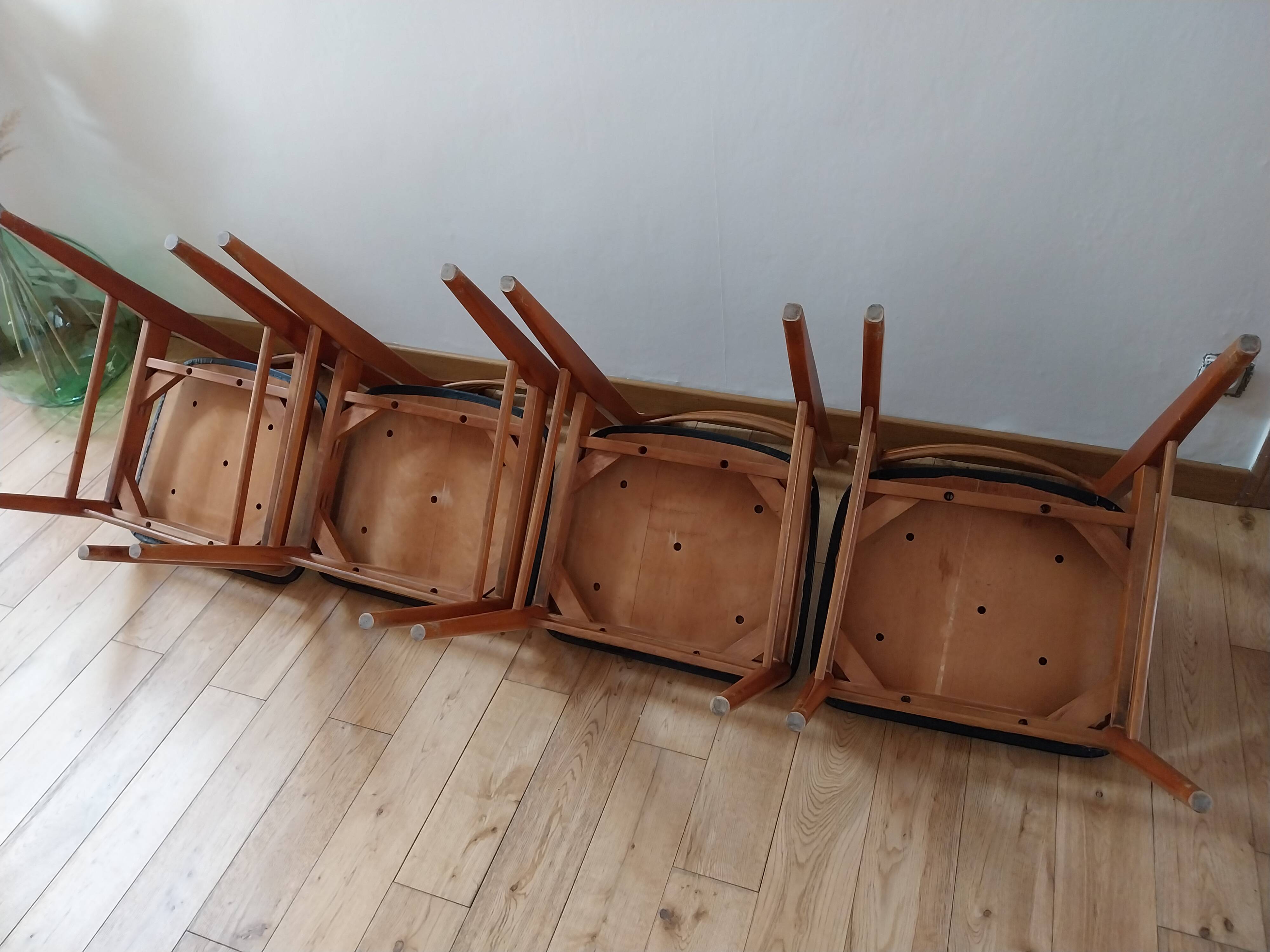 Lot de 4 chaises scandinaves Alma