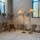 Pair of SCE floor lamps articulated brass 70s