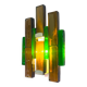 Sculptural Glass Wall Light By Svend Aage Holm-Sørensen For Holm-Sørensen & Co, Denmark 1960S