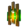 Sculptural Glass Wall Light By Svend Aage Holm-Sørensen For Holm-Sørensen & Co, Denmark 1960S