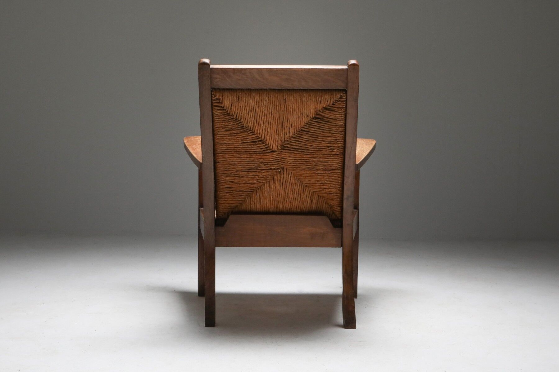 Rustic modern armchair 'Worpswede' - 1960