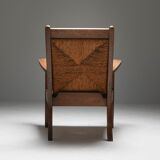 Rustic modern armchair 'Worpswede' - 1960