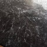 Round gray marble dining room table 70s/80s vintage