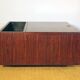 Vintage Scandinavian rosewood bar/planter coffee table