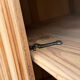 Parisian Art Deco wardrobe, raw wood.
