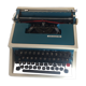 Write machine underwood 315 blue in his briefcase
