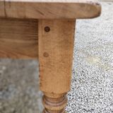 Elegant and refined 230 X 73 solid oak farmhouse table.