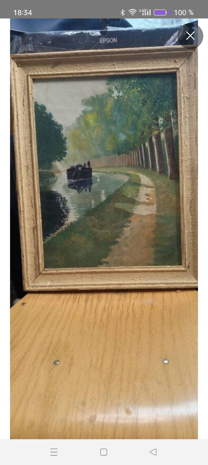 oil painting table