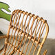 Vintage rattan child rocking chair