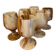 Lot de 6 verres en onyx