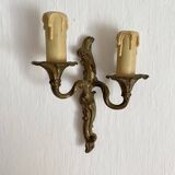 Pair of rocaille style wall lights