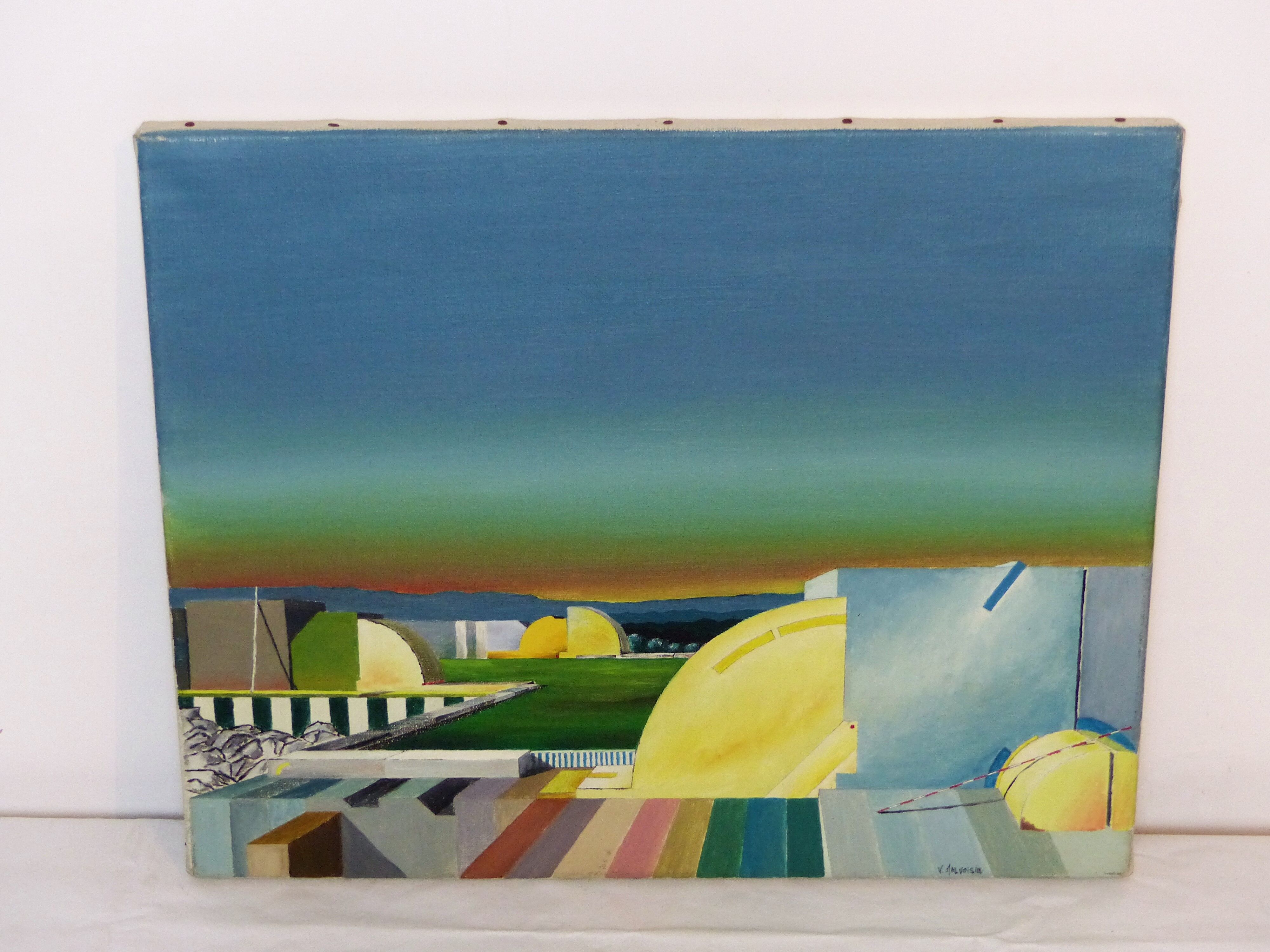 Painting by Vincent Malvoisin