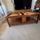 Vintage bamboo coffee table