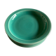 Set of 6 turquoise modernist hollow plates 1950 Villeroy and Boch