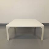 Vintage Italian Demetrio 70s Square Coffee Table by Vico Magistretti