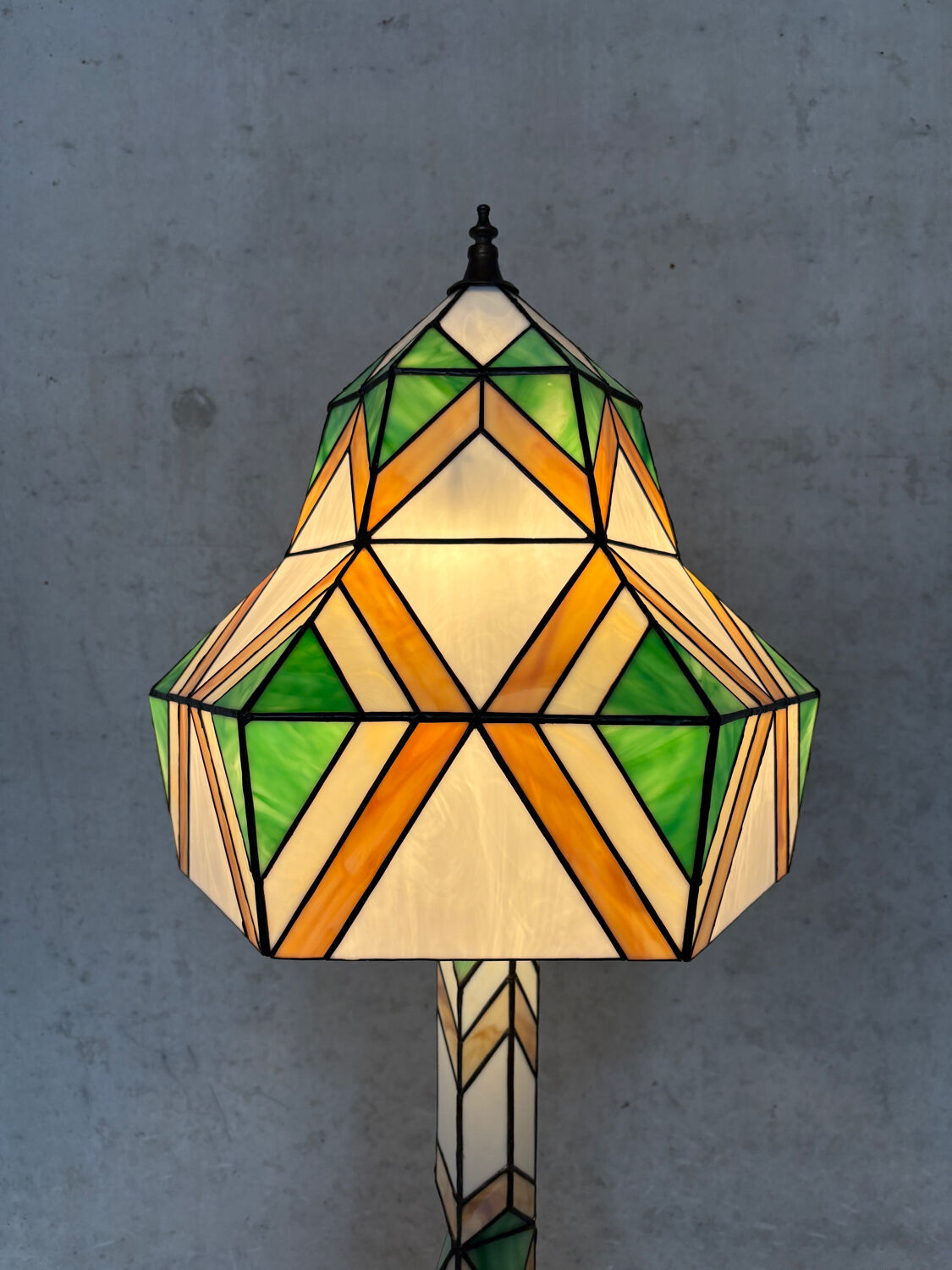 Vintage floor lamp from the 1950s.