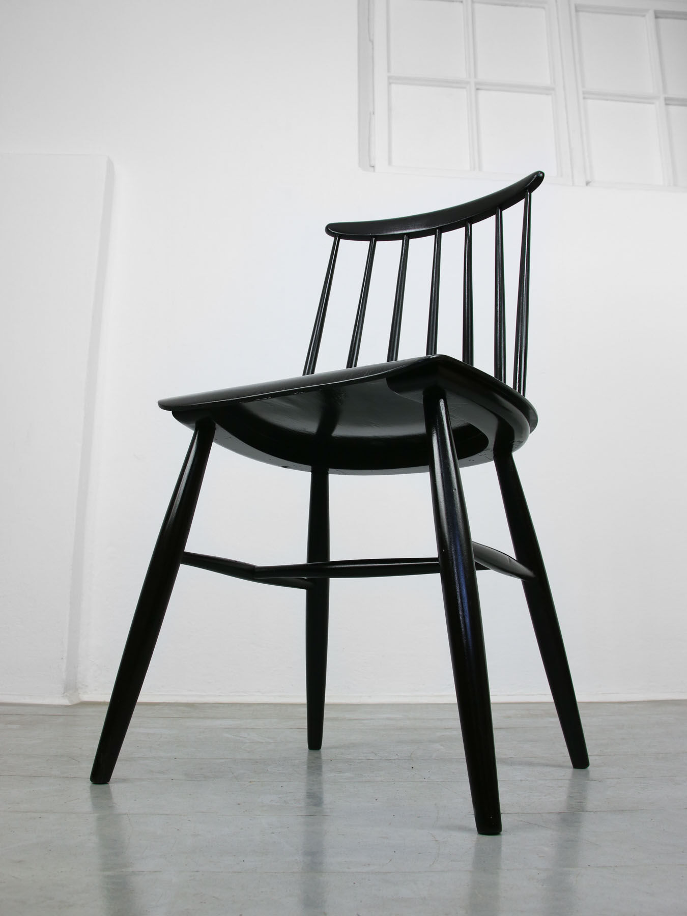 Pair of Black Fanet chair by Ilmari Tapiovaara, 1960s