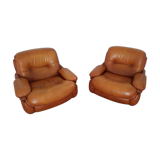Pair of armchairs, Italy, 70